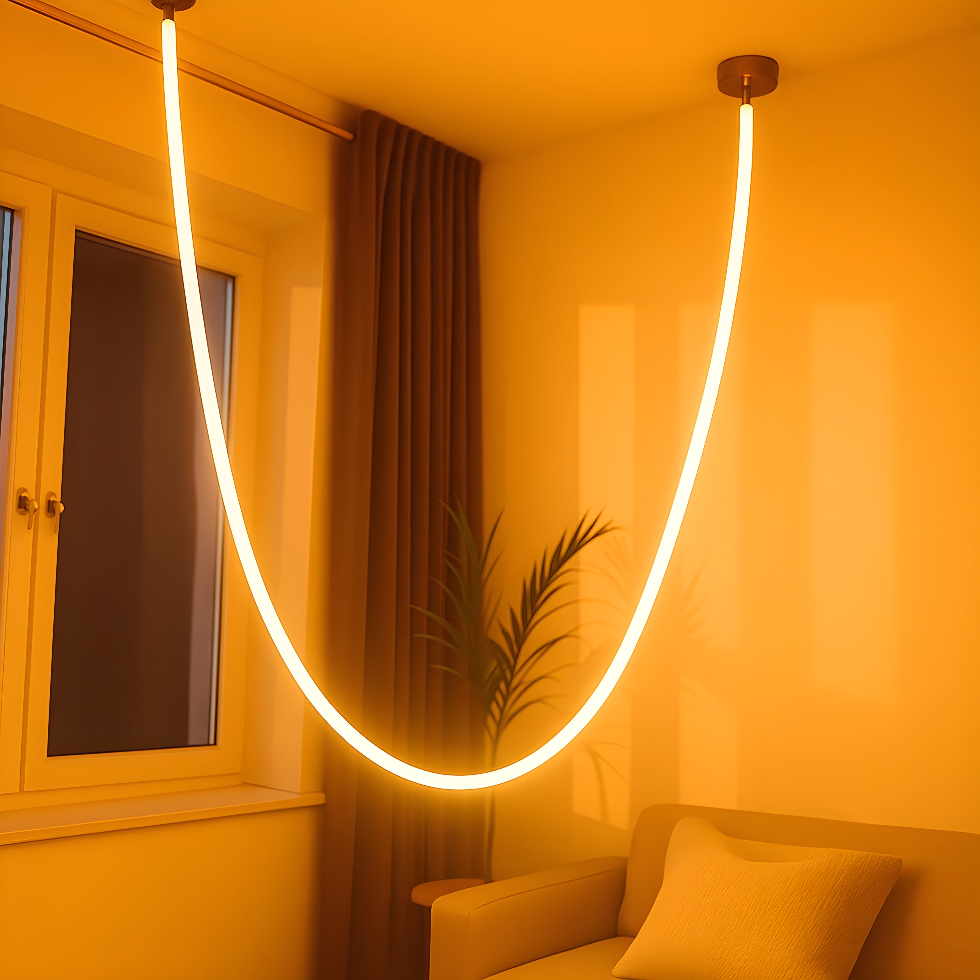 Modern LED Adjustable Loop Pendant Light – Lumani-home