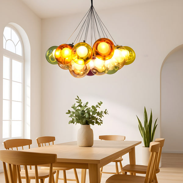 Modern Colorful Bubble Style Pendant Light