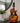 Vintage Sunburst Guitar Figurine Spirit Bottle