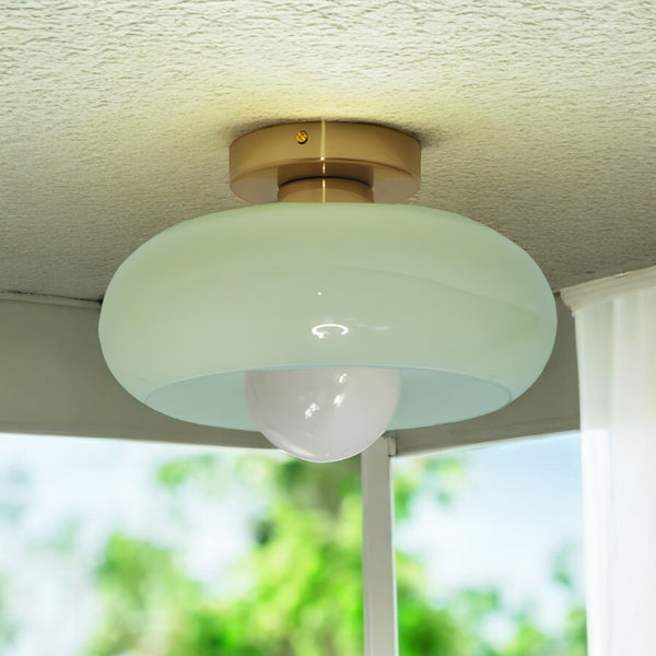 Minimalist Dome Mid-Century LED Ceiling Light