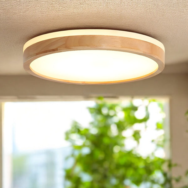 Scandinavian-Style LED Flush Mount Ceiling Light