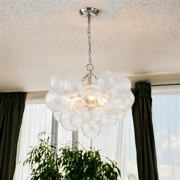 Contemporary Cluster Bubble Chandelier